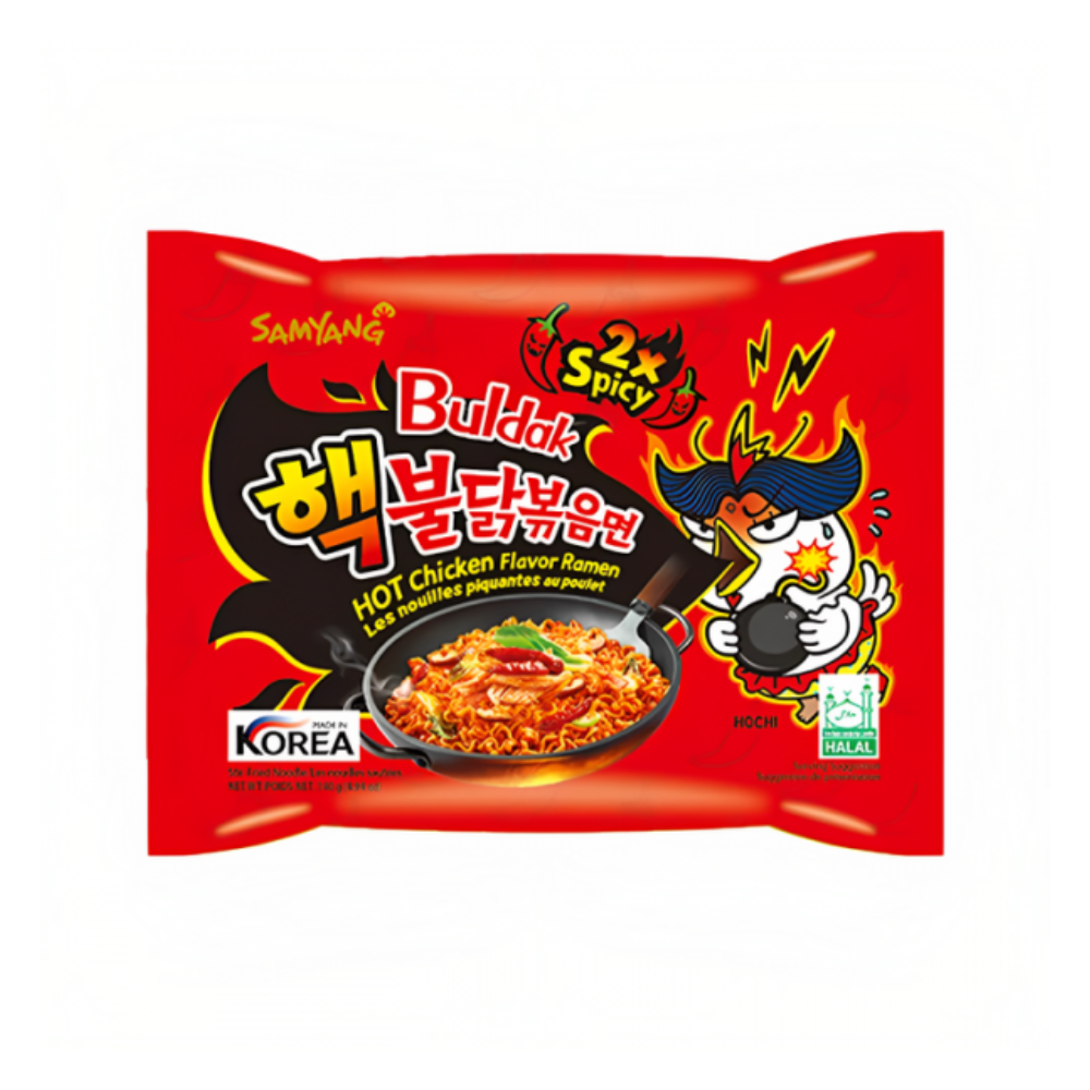 SAMYANG HOT CHICKEN RAMEN 2XSPICY BULDAK 140G SAMYANG