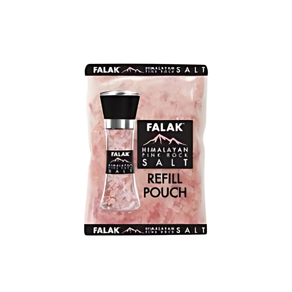 FALAK SALT HIMALAYAN PINK 400G POUCH. abdalibabafoods