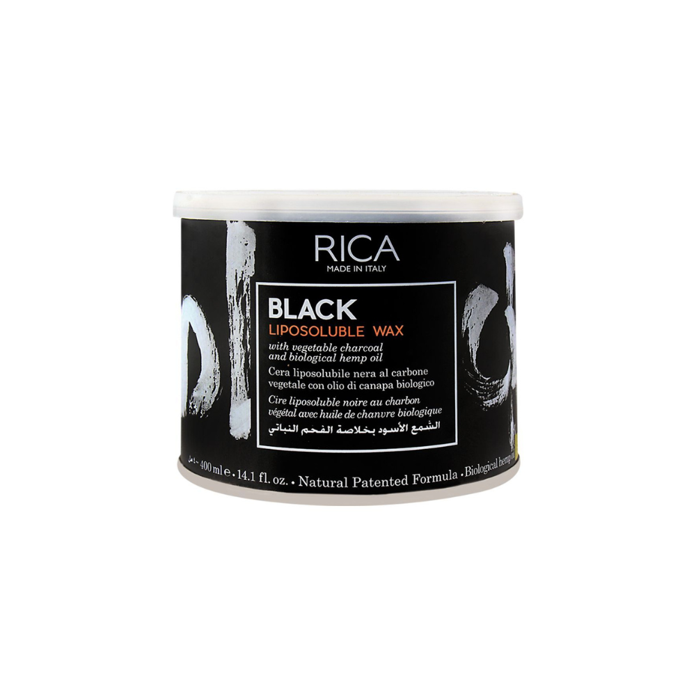 RICA BLACK LIPOSOLUBLE WAX 400ML abdalibabafoods