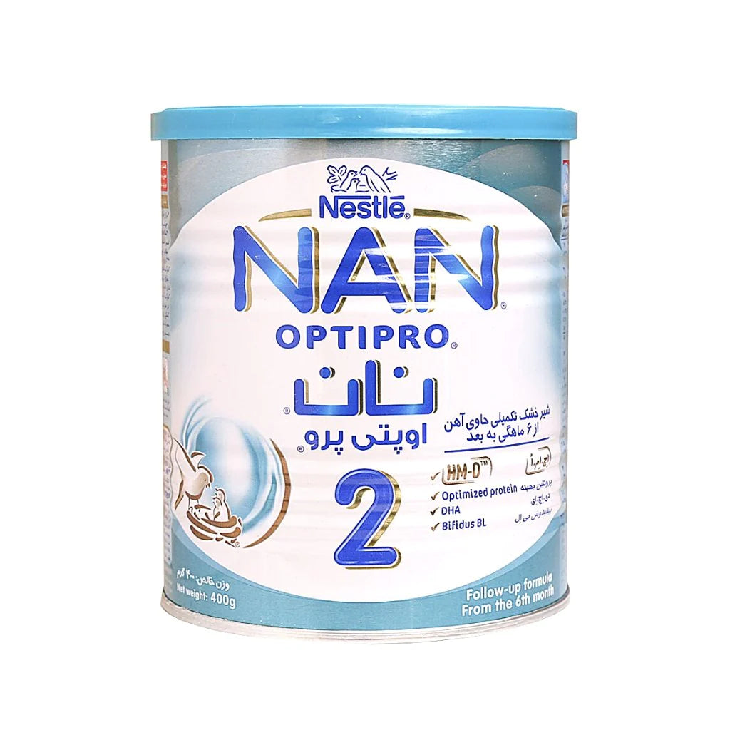 NESTLE NAN OPTIPRO 2 TIN 400G IRANI abdalibabafoods