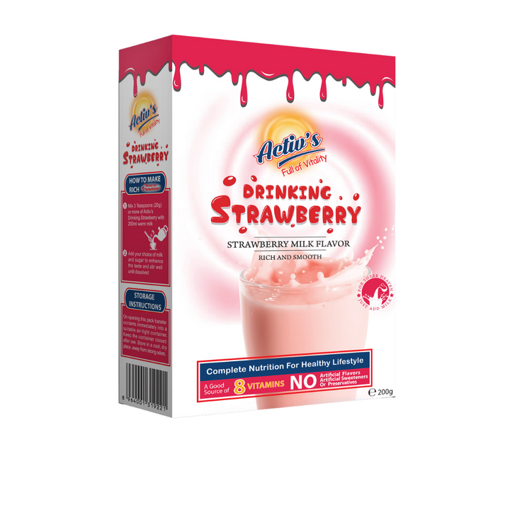 ACTIVS DRINKING STRAWBERRY 200G – abdalibabafoods