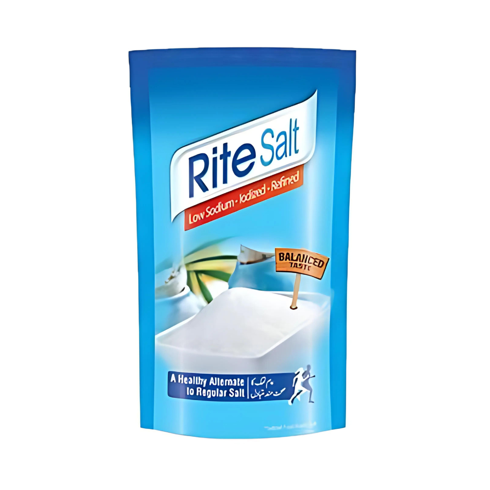 RITE SALT LOW SODIUM POUCH 500GM – abdalibabafoods