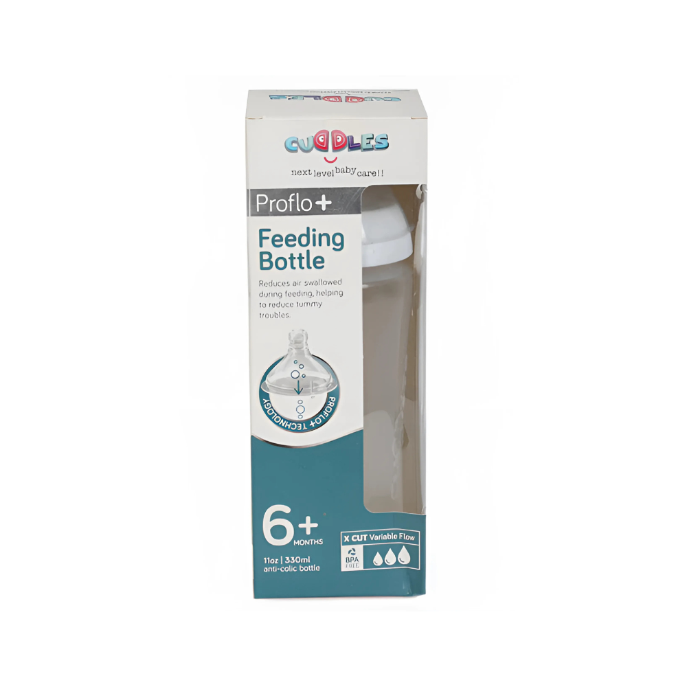 CUDDLESS FEEDING BOTTLE ESSENCIAL 330ML Cuddles